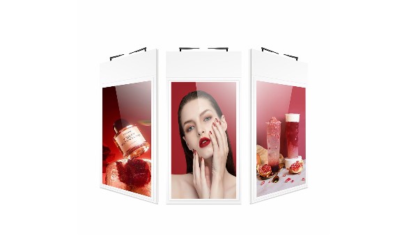 空间革命：吊挂双面广告机重塑零售与商业空间信息传播格局