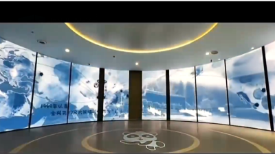 中亿睿LED弧形开合闪耀四川雅安熊猫馆，项目完美收官