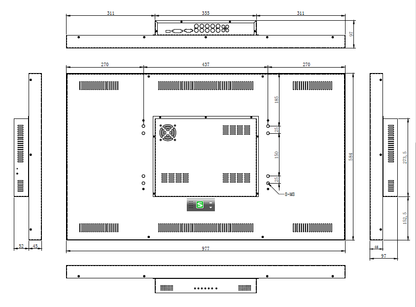 43寸液晶监视器